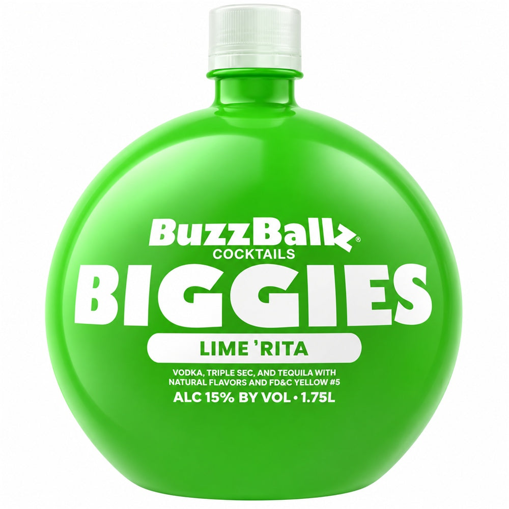Buzzballz Biggies Mixed Drink Lime Rita Margarita Cocktail 15% Vol. 1,75l