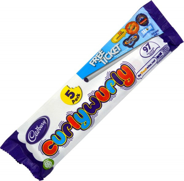 Cadbury Curly Wurly 5er Pack 107,5g