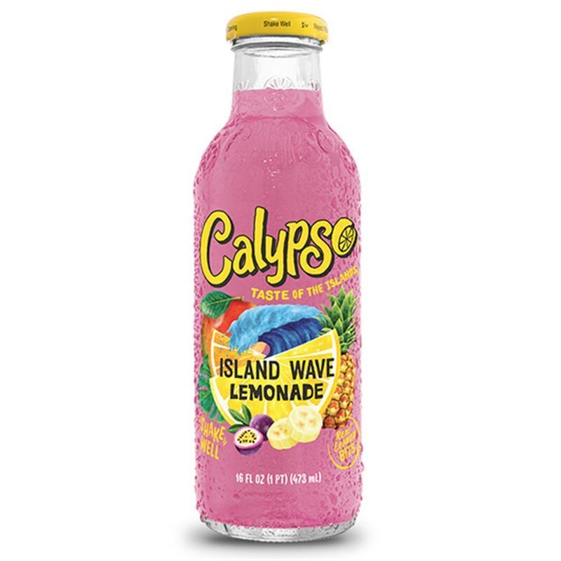 Calypso - Island Wave Lemonade - Glasflasche - 473 ml