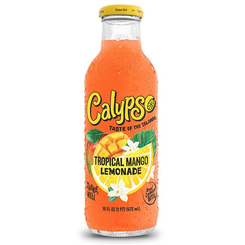 Calypso - Tropical Mango Lemonade - Glasflasche - 473 ml