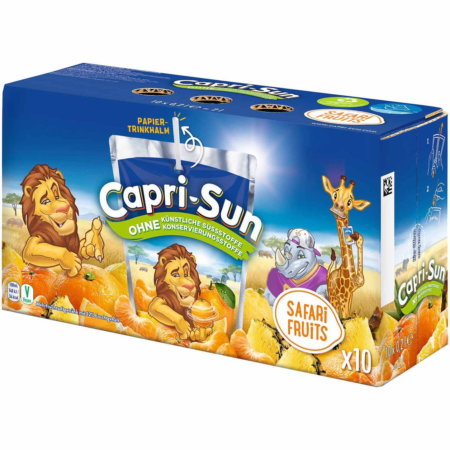 Capri Sun Safari Fruits 10x 0,2l (2 L)