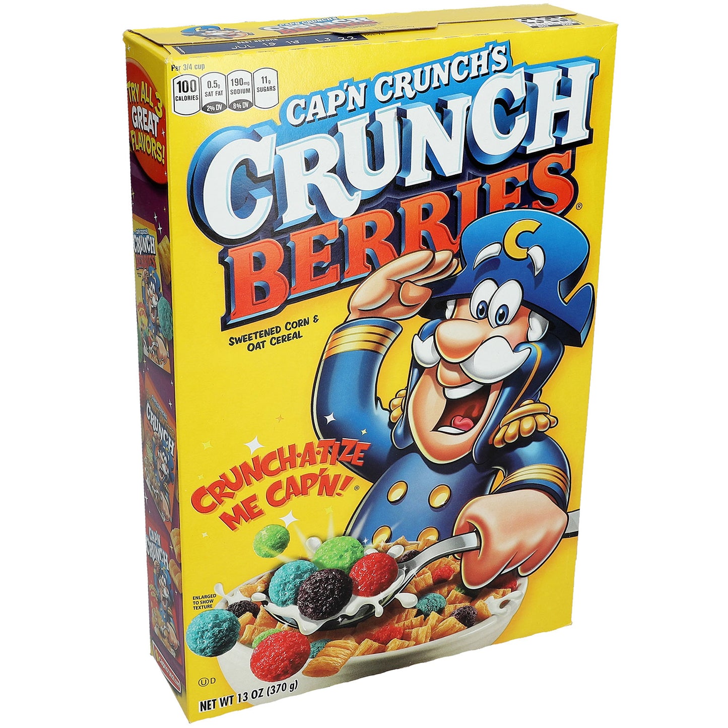 Cap'n Crunch's Crunch Berries Cerealien 334g (MHD 14.07.2024)