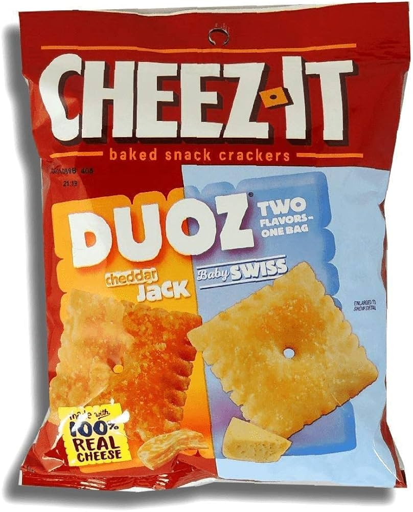Cheez It Duoz - Cheddar Jack Baby Swiss 122g