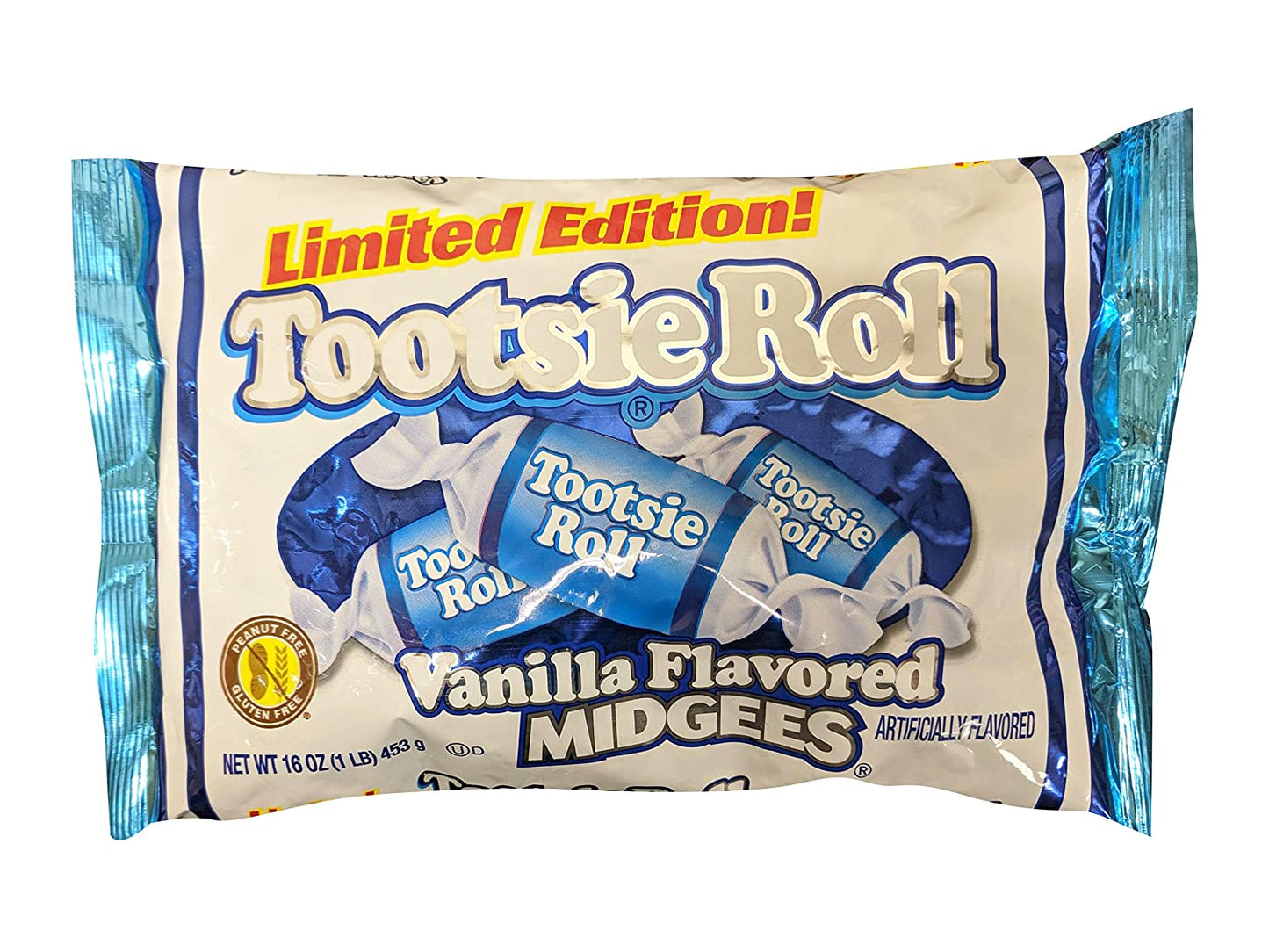 Tootsie Roll Vanilla Flavored Midgees Limited Edition 454g
