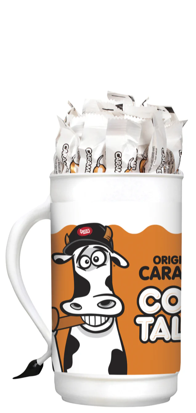 Goetze's Original Caramel Cow Tales in a Cup 25 x 28g