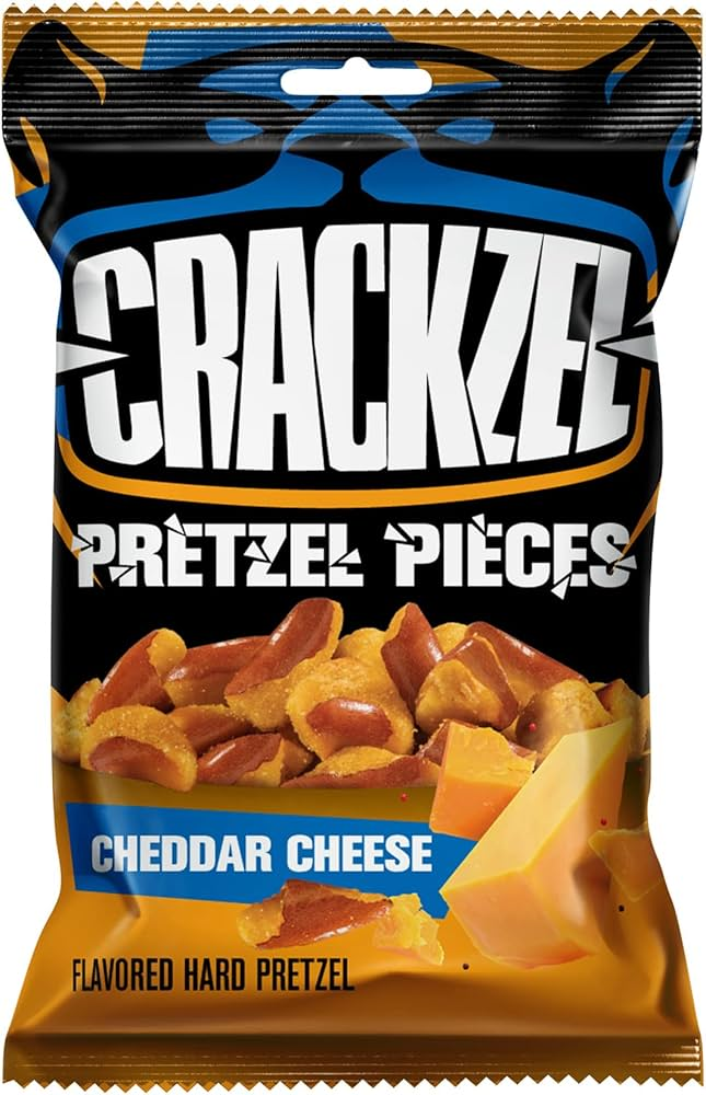 Crackzel Pretzel Pieces Cheddar Cheese 85g