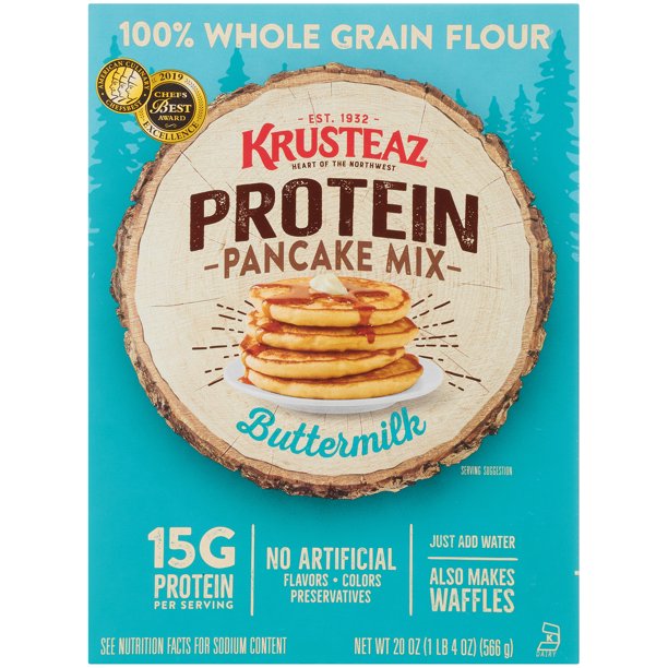 Krusteaz - Protein Pancake Mix - Buttermilk - 566g