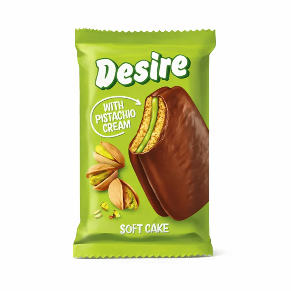 Desire Soft Cake with Pistachio Cream 50g