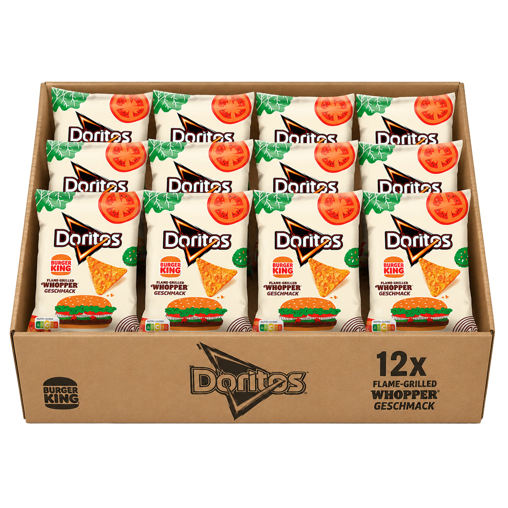 Doritos Burger King Flame-Grilled Whopper 12 x 100g Vorratspack