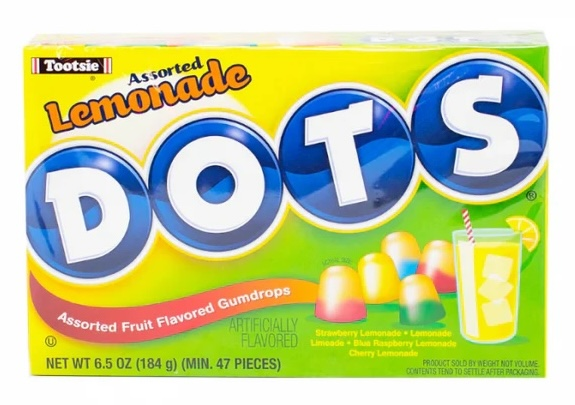 Tootsie Assorted Lemonade Dots 184g