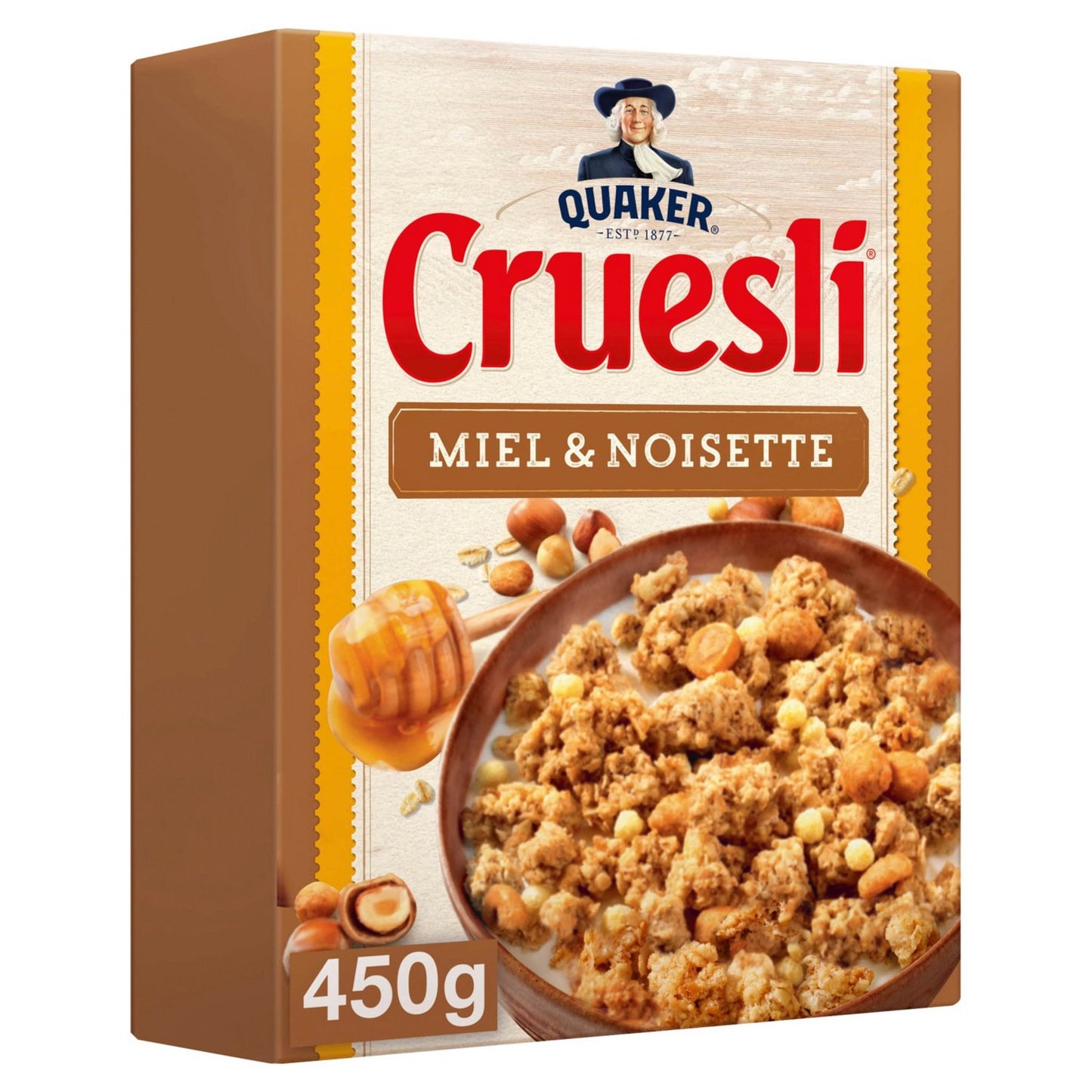 Quaker Cruesli Miel & Noisette 450g