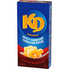 Kraft Dinner Spicy Cheddar 156g (MHD 12.01.2023)