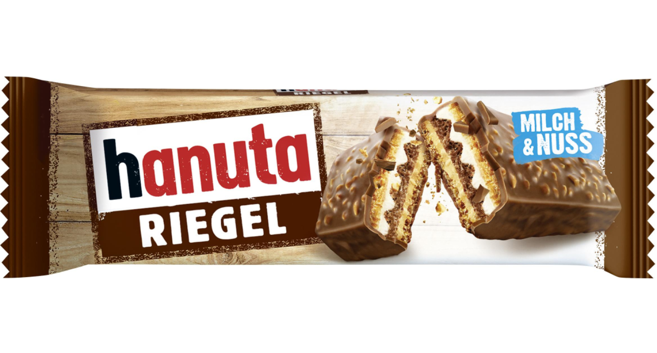Hanuta Riegel Milch & Nuss 34,5g