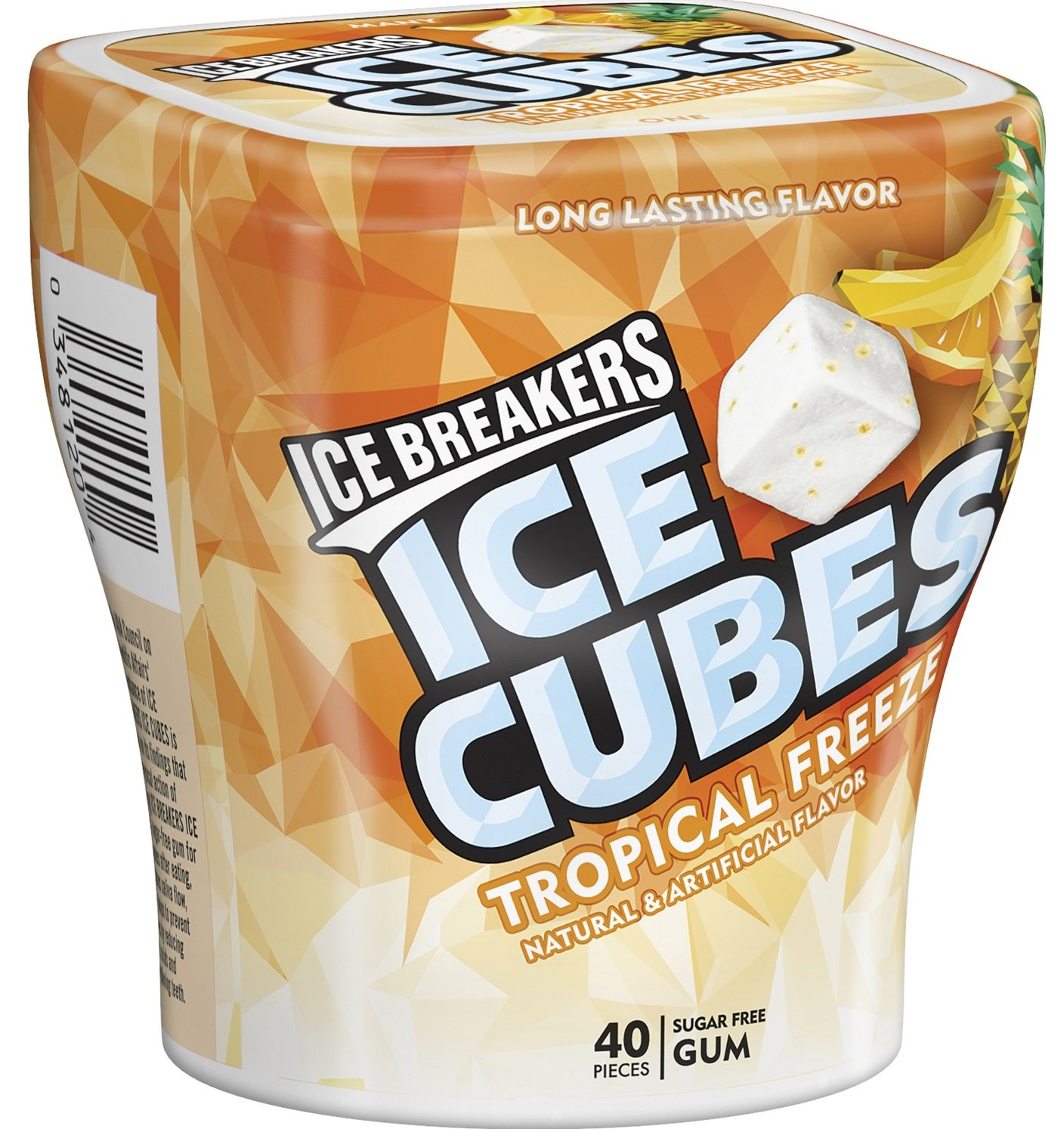 Ice Breakers - Ice Cubes Tropical Freeze - Sugar Free - 40 Stück 92g