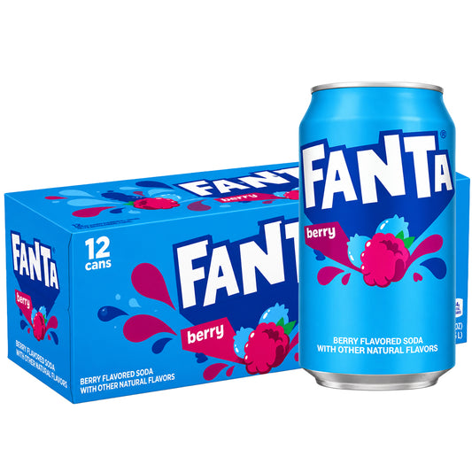 Fanta Berry (USA) 12 x 355 ml Vorratspack