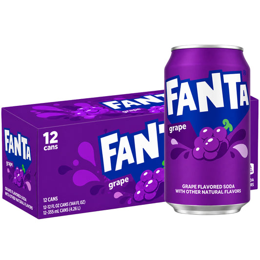 Fanta Grape (USA) 12 x 355ml Vorratspack
