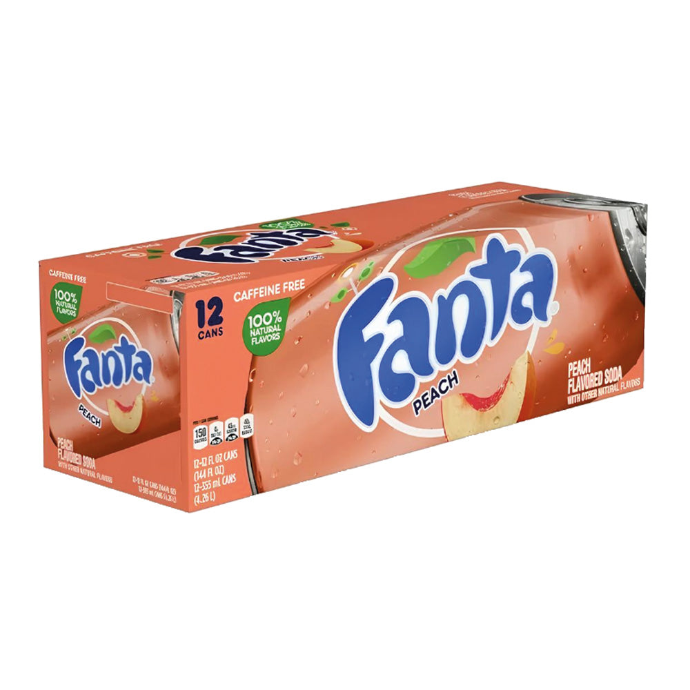 Fanta Peach (USA) 12 x 355 ml Vorratspack