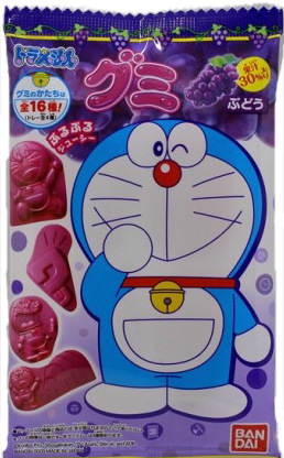 Bandai Doraemon Grape Gummy 13g
