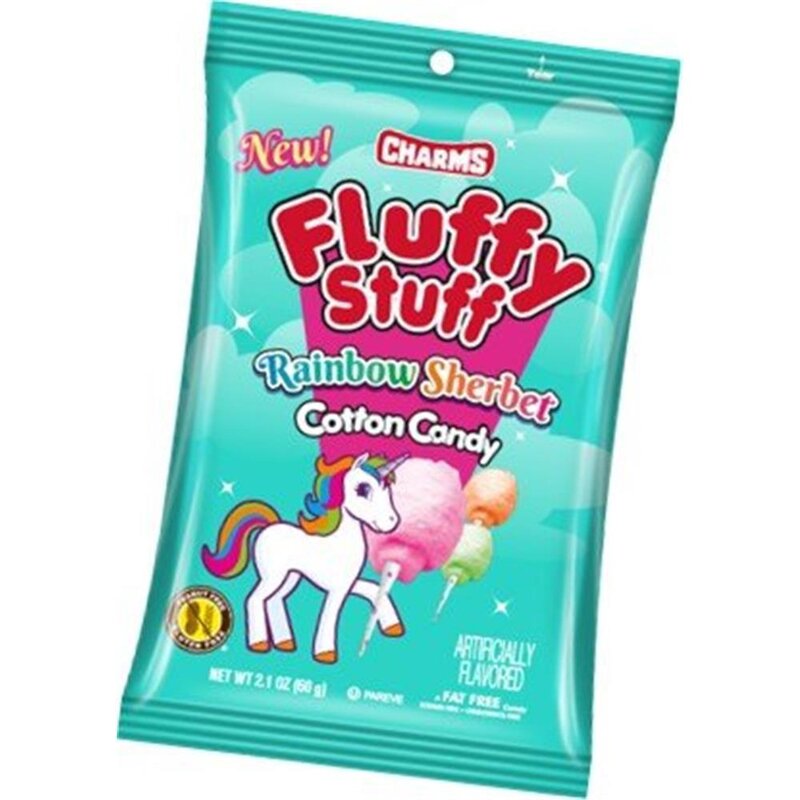 Fluffy Stuff Unicorn Rainbow Sherbet Cotton Candy 60g
