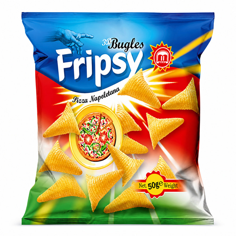 Fripsy Bugles Pizza Napoletana Flavour 50g