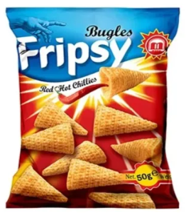 Fripsy Bugles Red Hot Chilli Flavour 50g