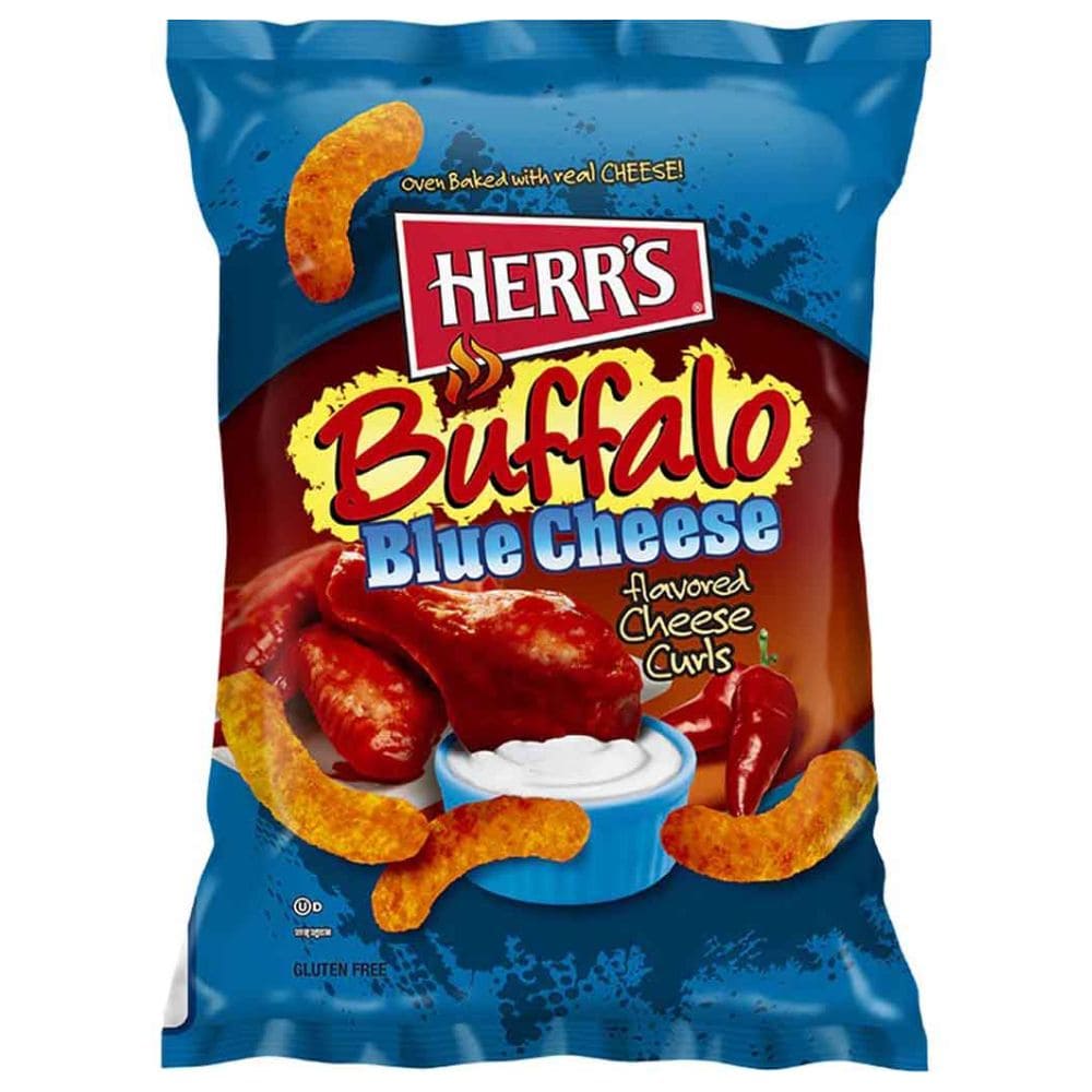 Herr's Buffalo Blue Cheese Curls 199g Beutel