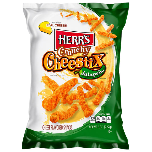 Herr's Crunchy Jalapeno Cheestix 227g (USA)