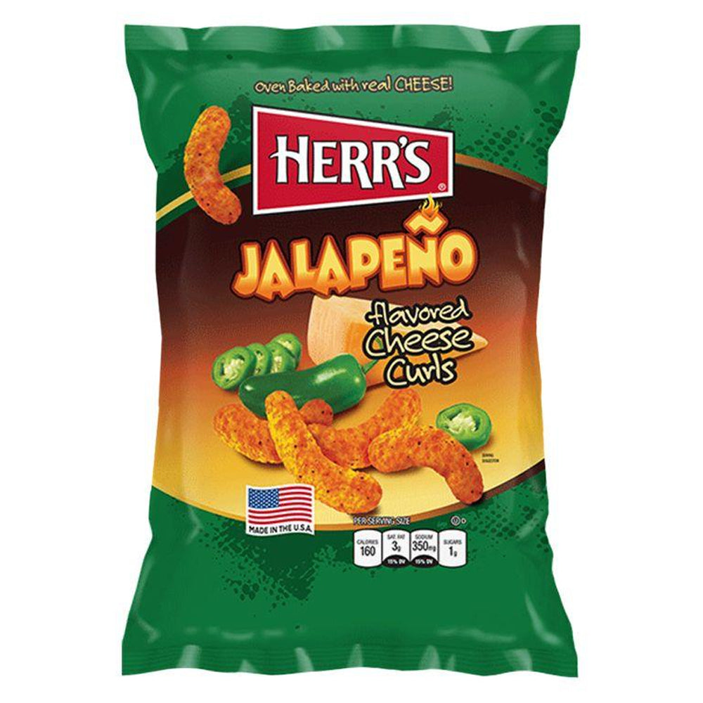 Herr’s Jalapeño Cheese Curls 28g