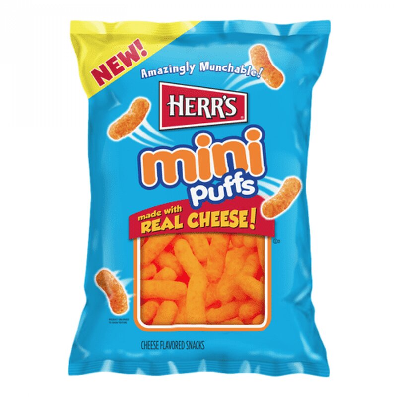 Herr's Mini Puffs with Real Cheese 170g