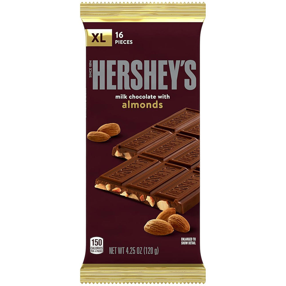 Hershey's Milk Chocolate with Almonds XL 120g
