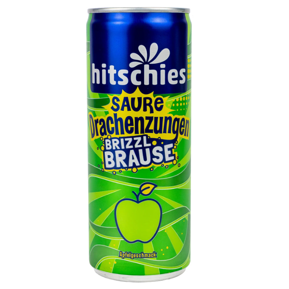 Hitschies Saure Drachenzungen Brizzel Brause Apfel 250ml