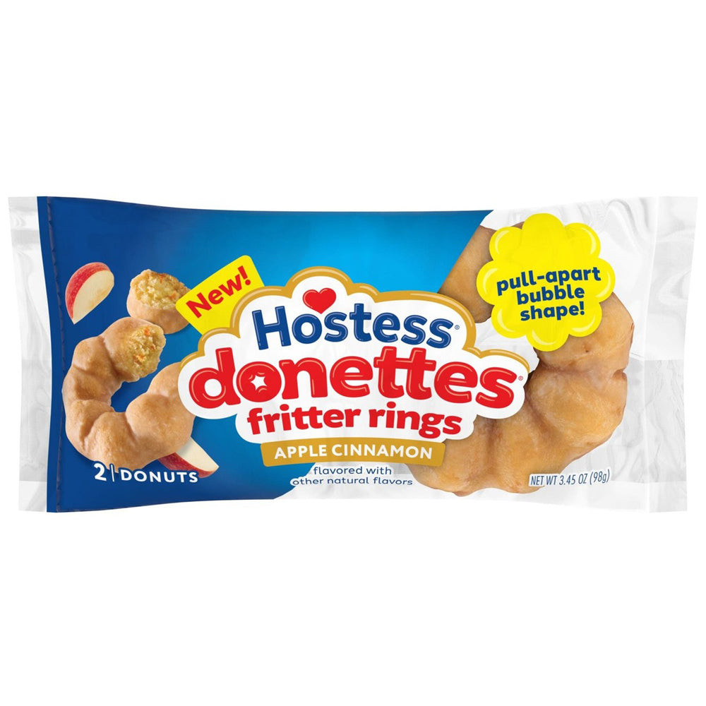 Hostess Donettes Fritter Rings Apple Cinnamon 98g