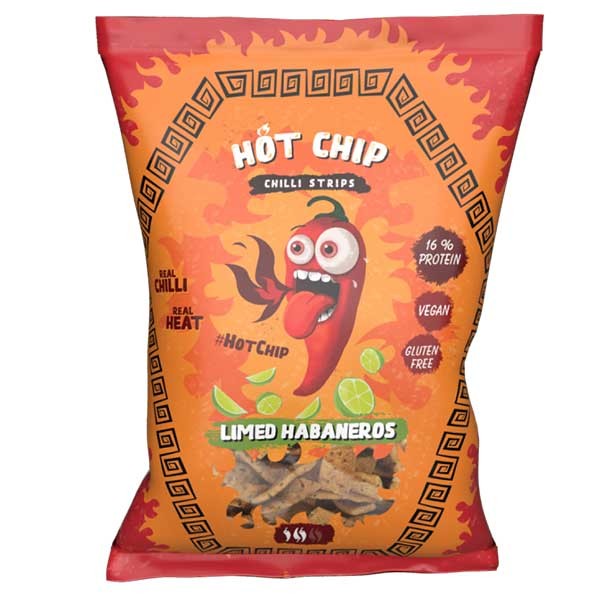 HOT CHIP - Chilli Stripes Limed Habaneros 80g