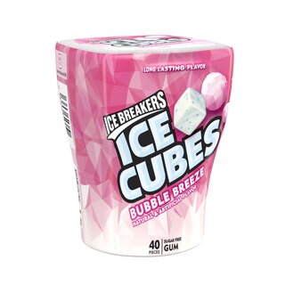 Ice Breakers - Ice Cubes Bubble Breeze Kaugummi - Sugar Free - 40 Stück 92g