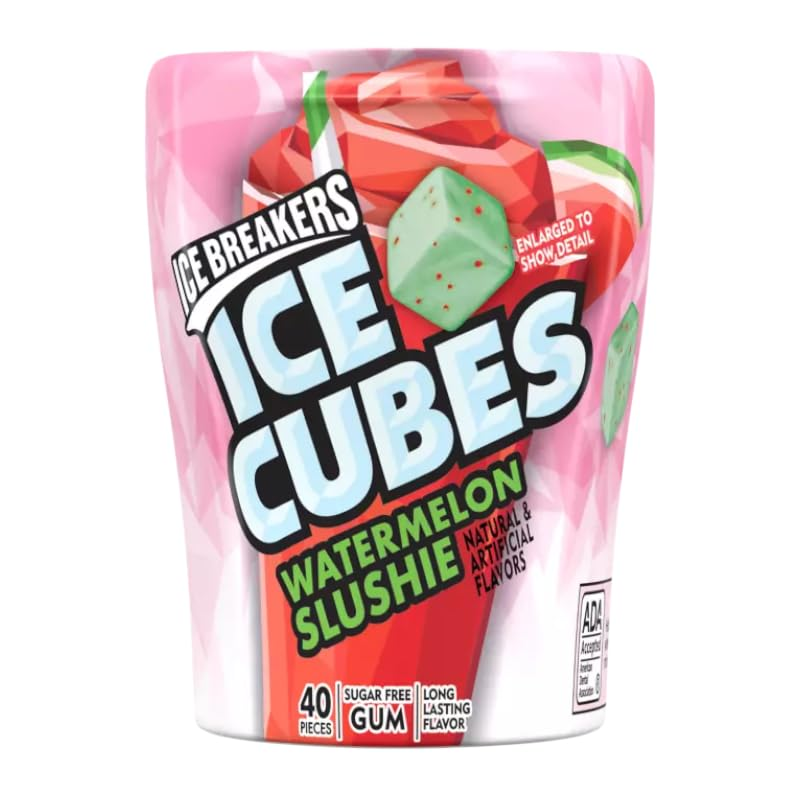 Ice Breakers - Ice Cubes Watermelon Slushie Sugar Free - 40 Stk. 92g