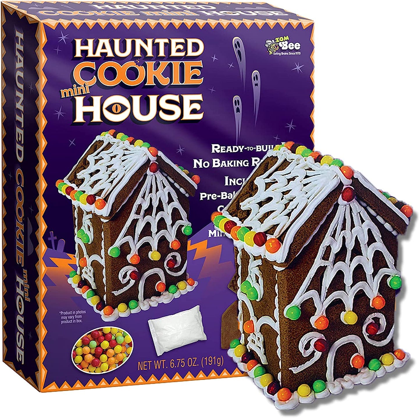 Bee Mini Haunted Cookie House Kit 191g