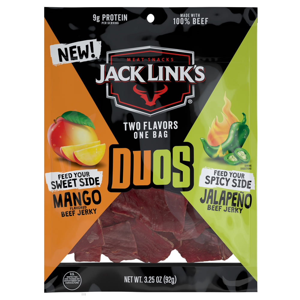 Jack Link's Duos Mango & Jalapeno Beef Jerky 92g