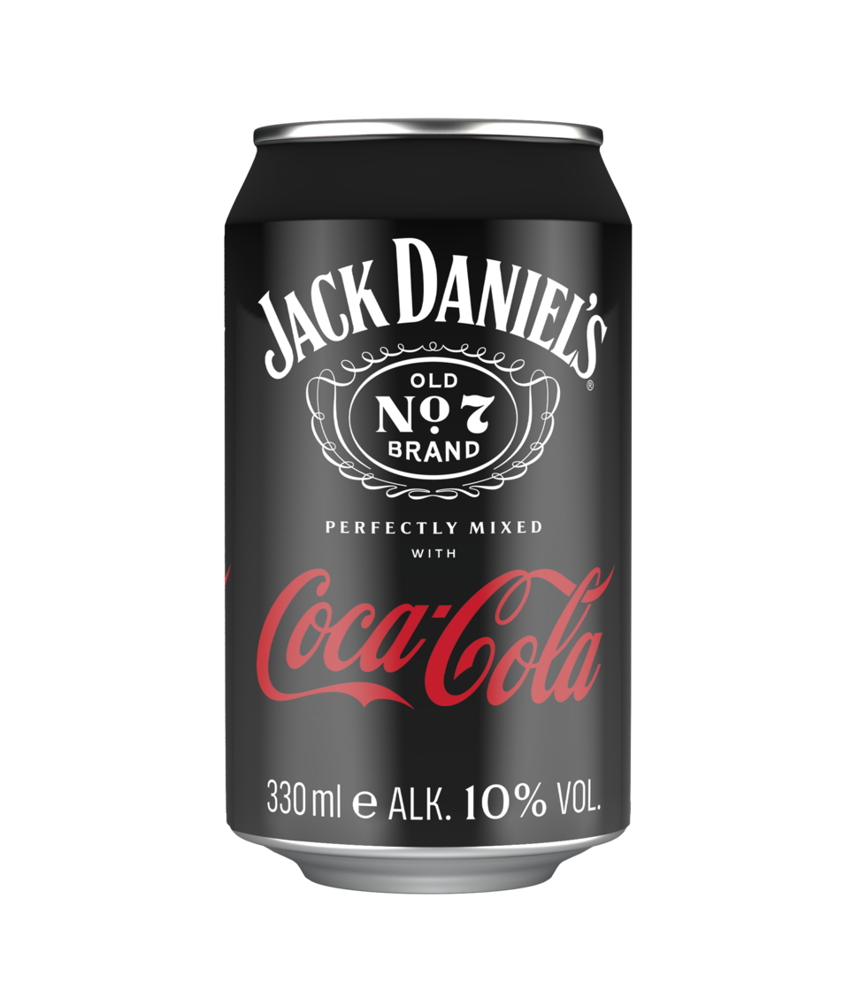 Jack Daniels Mixed with Coca Cola 330ml 10% vol.