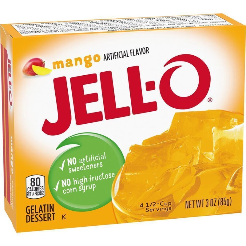Jell-O Mango Gelatin Dessert Wackelpudding 85g