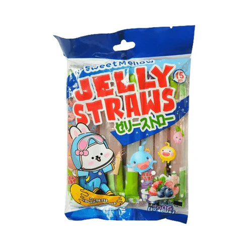 Sweet Mellow - Jelly Straws Assorted Yoghurt Flavour 300g