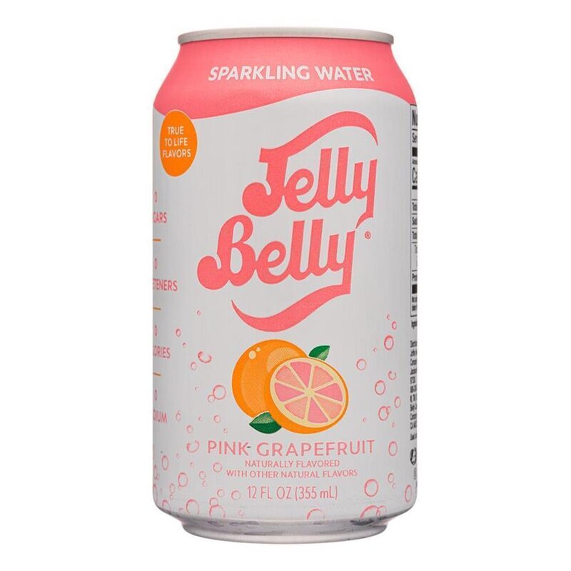 Jelly Belly Sparkling Water Pink Grapefruit 355ml