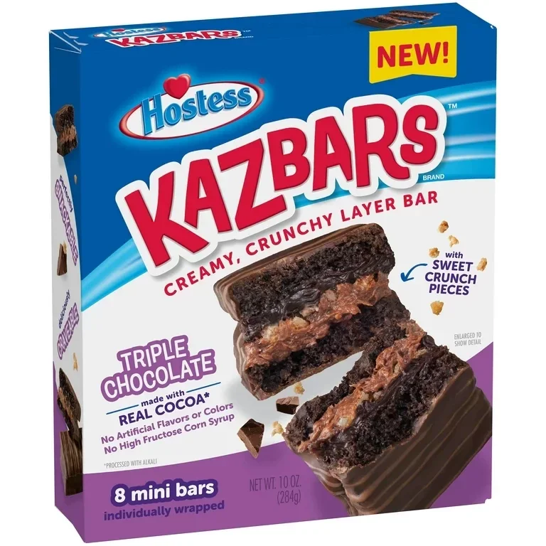 Hostess Kazbars Triple Chocolate 284g
