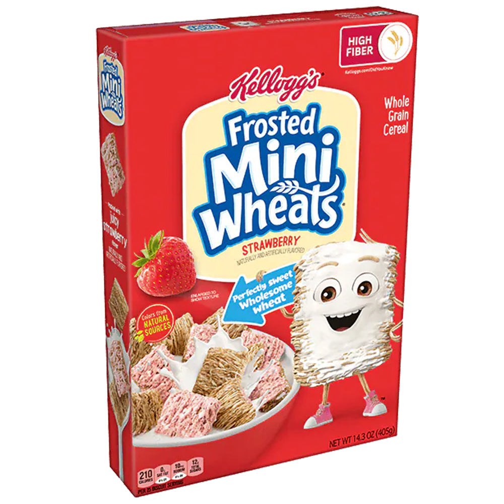 Kellogg's Frosted Mini Wheats Strawberry 405g