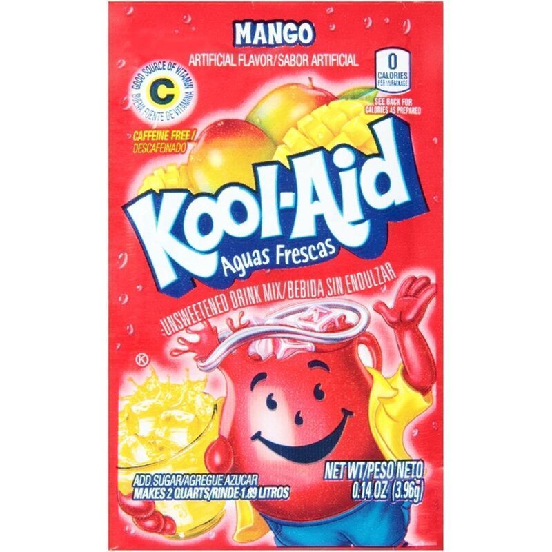 Kool Aid Unsweetened Drink Mix Mango 3,6g