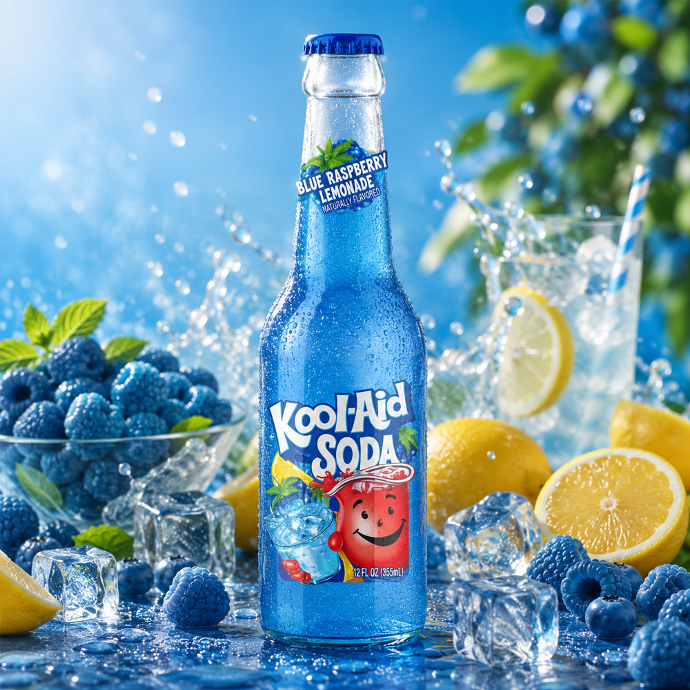 Kool Aid Soda Blue Raspberry Lemonade 355ml