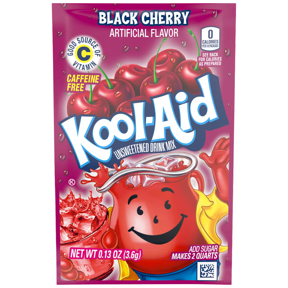 Kool Aid Unsweetened Drink Mix Black Cherry 3,6g