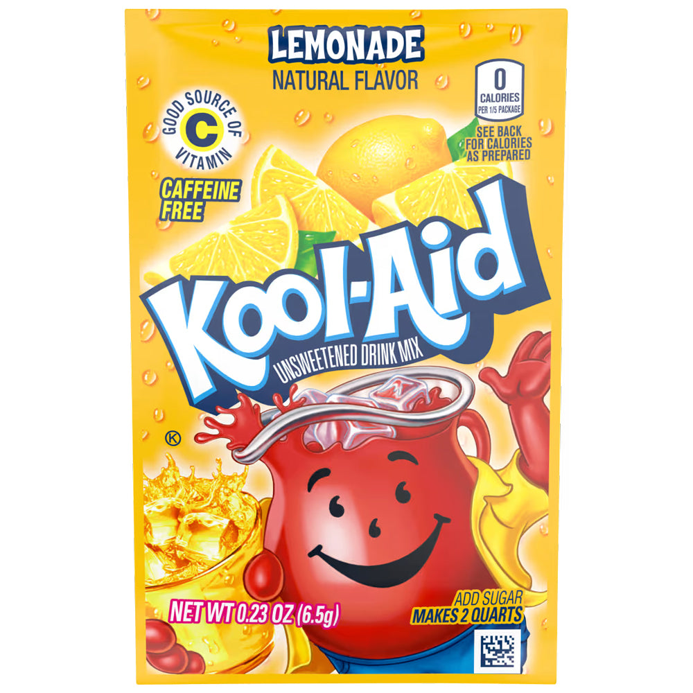 Kool Aid Unsweetened Drink Mix Lemonade 3,6g