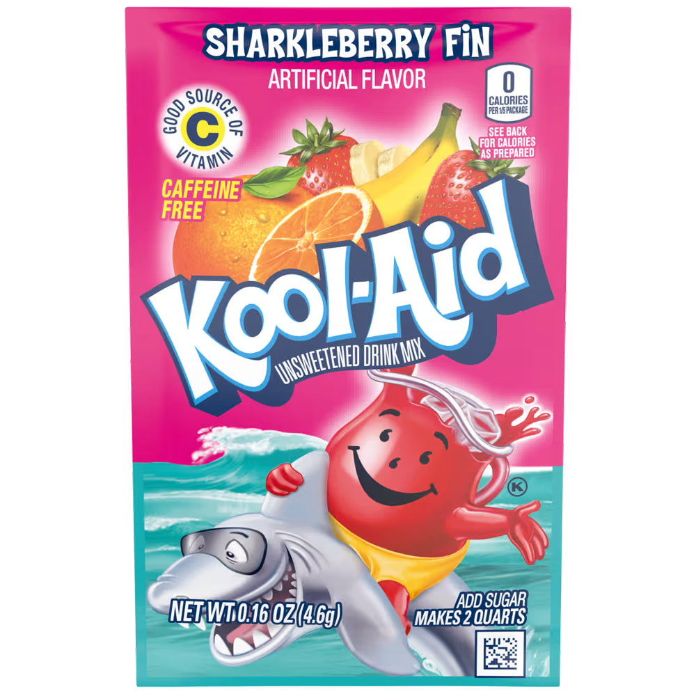 Kool Aid Unsweetened Drink Mix Sharkleberry Fin 4,6g