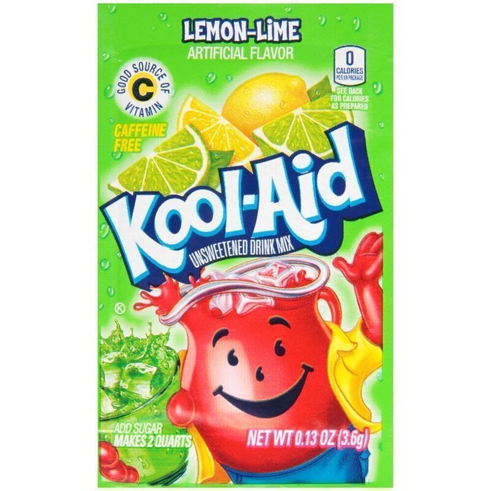 Kool Aid Unsweetened Drink Mix Lemon Lime 3,6g