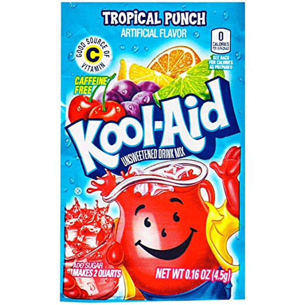 Kool Aid Unsweetened Drink Mix Tropical Punch 4,5g